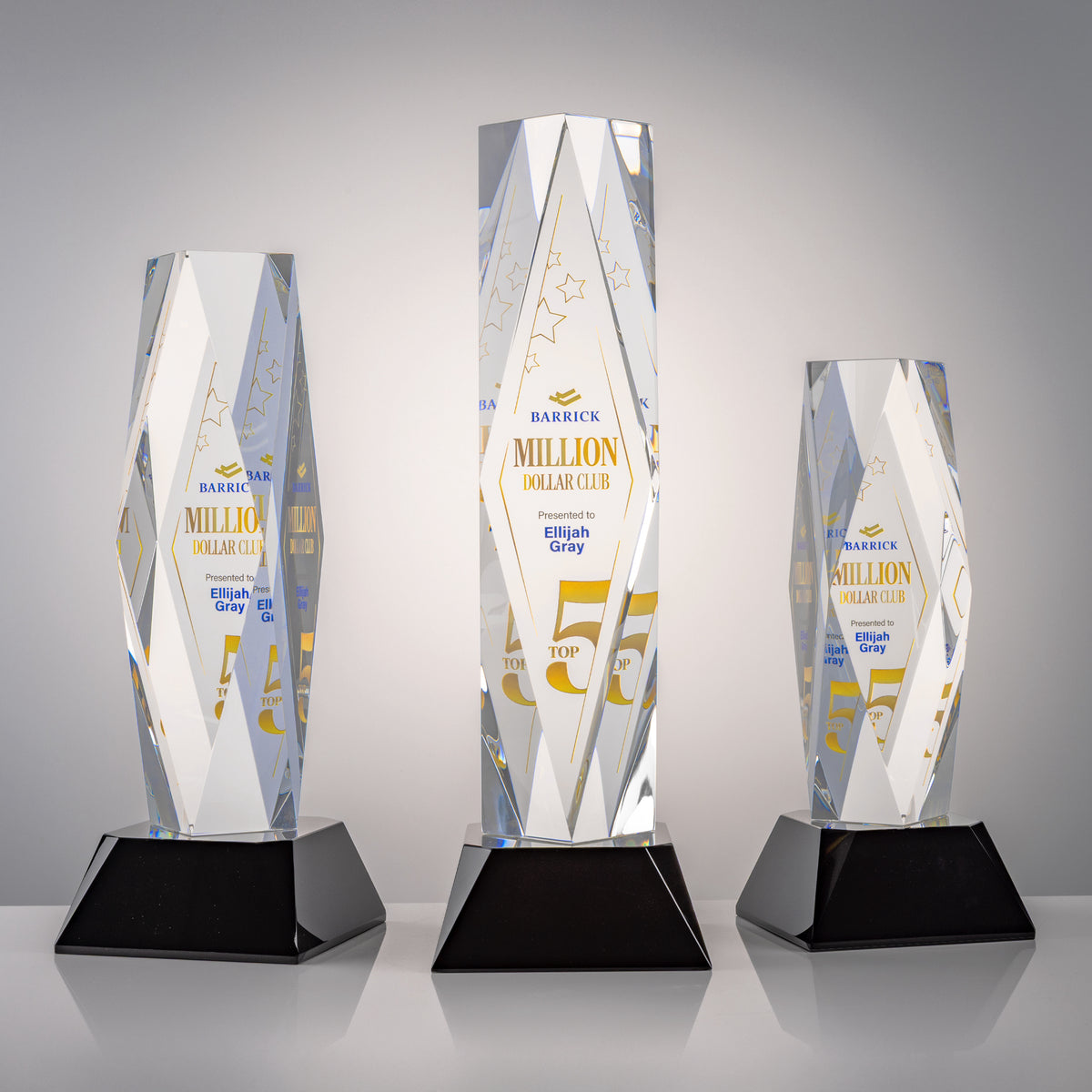 President VividPrint™ Award on Base - Black