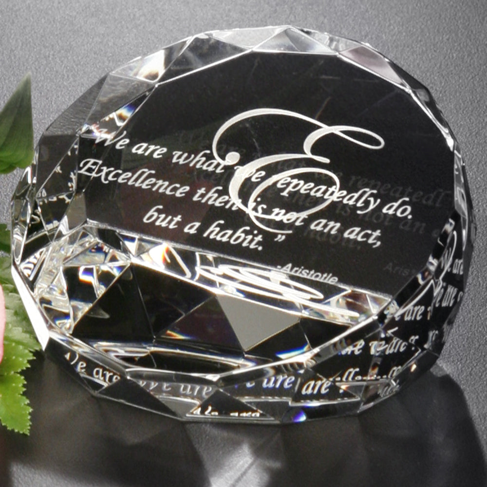 Cascade Award 3" Dia. - Crystal D