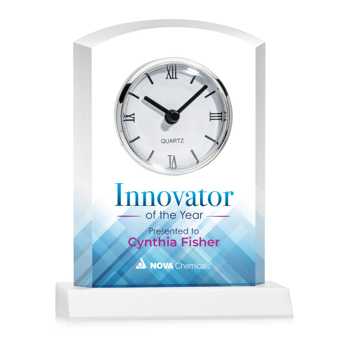 Sheffield VividPrint™ Clock — CLV706-W