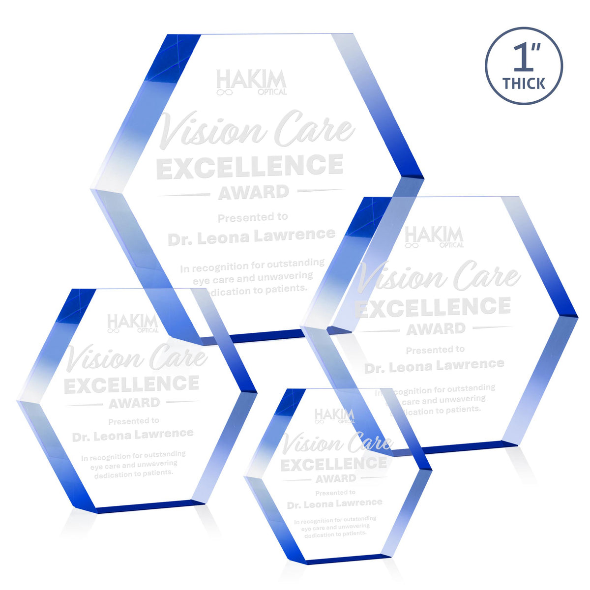 Markville Hexagon Award - Blue