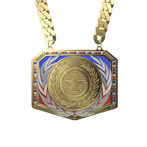 Patriotic Champ Chain w/ Premium Chain