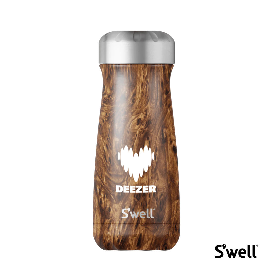 S'well® Traveler Insulated Bottle - 16oz/24oz/40oz — Teakwood — SWL002-TW
