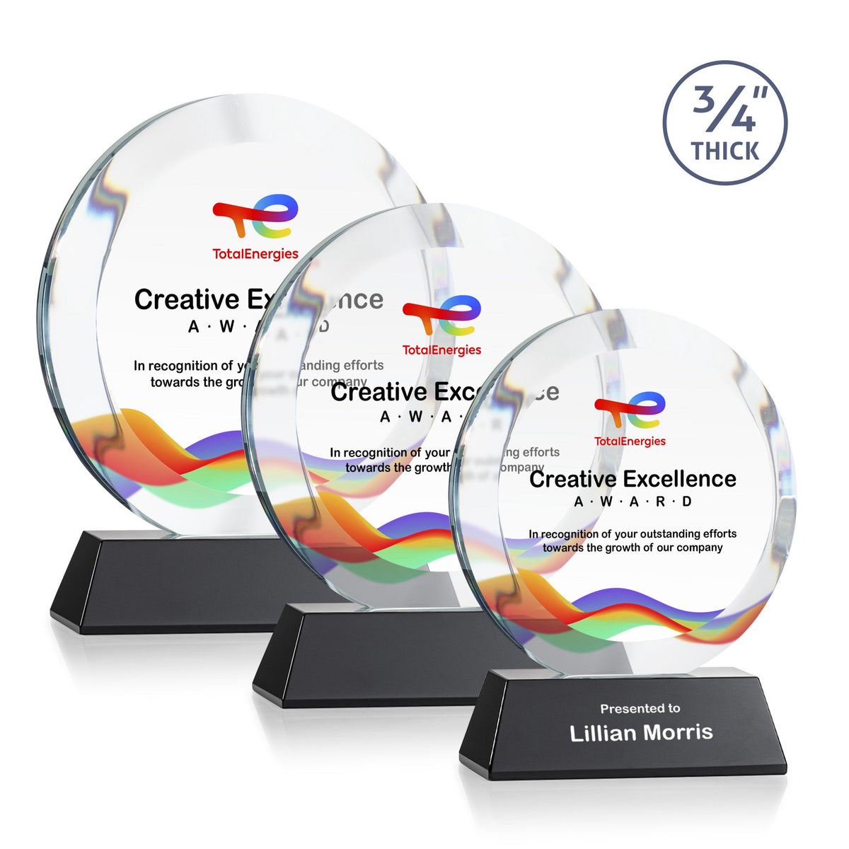 Gibralter VividPrint™ Award on Newhaven Base
