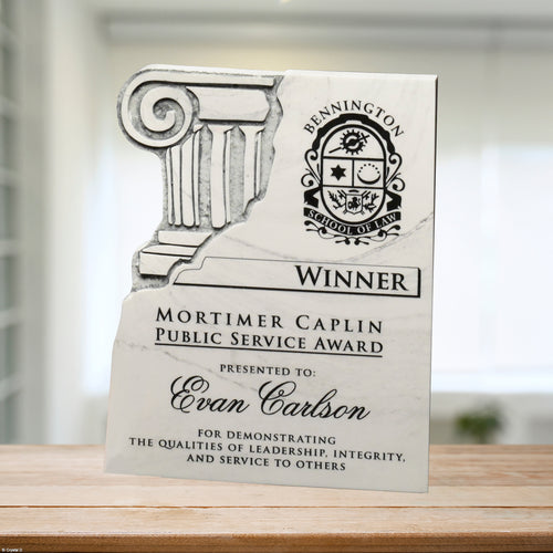 Chiseled Column Plaque