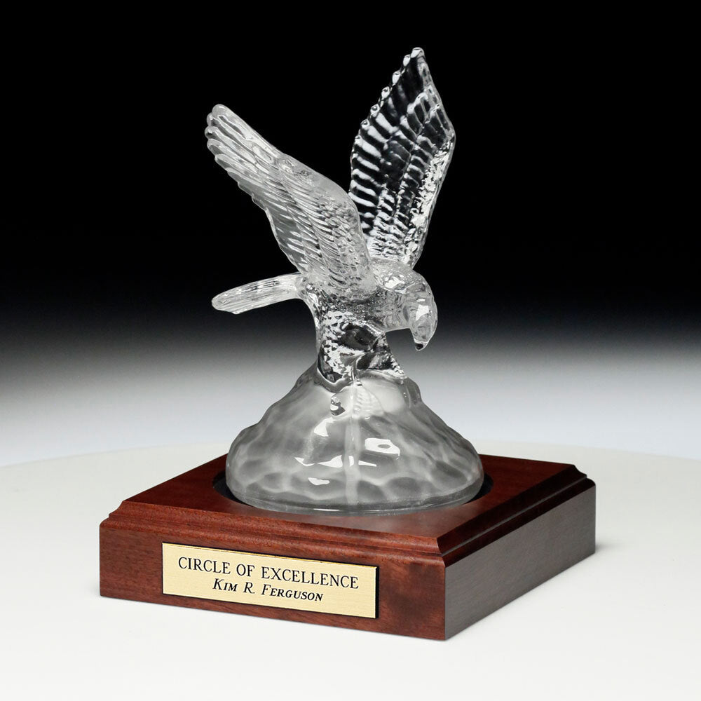 Conquering Eagle 9-3/4" - Crystal D