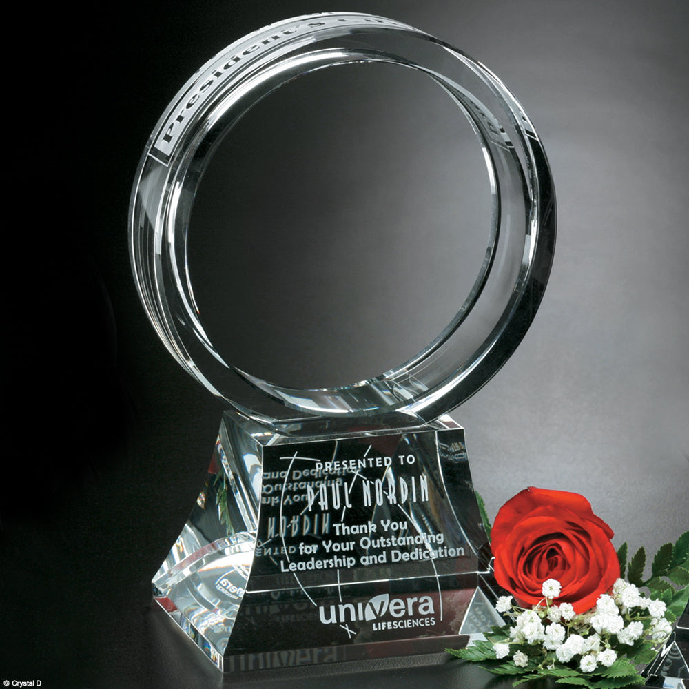 Corona Award 7-1/2" - Crystal D