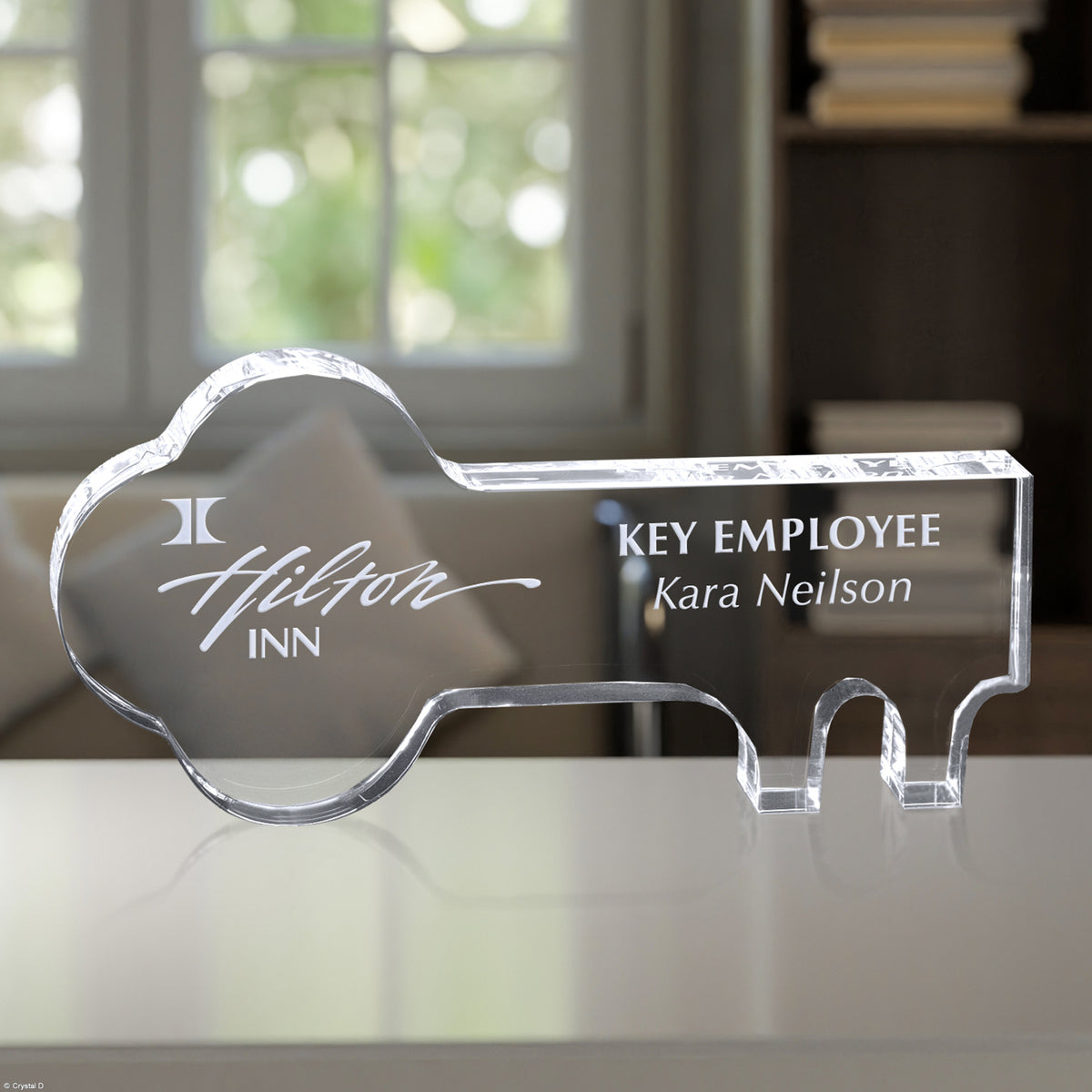 Crystal Key 6" W - Crystal D