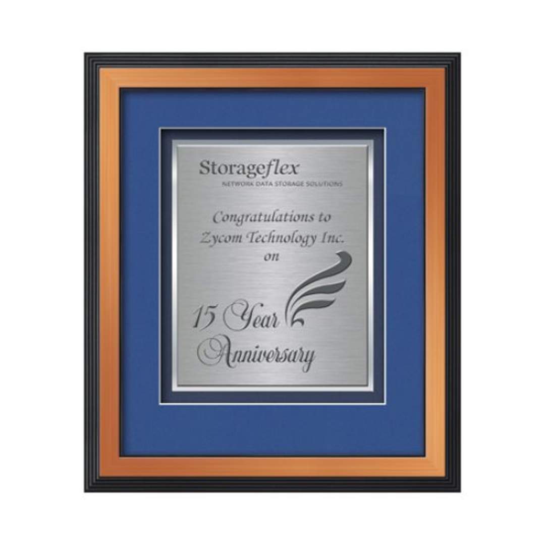 Jasper Certificate TexEtch Framed Award