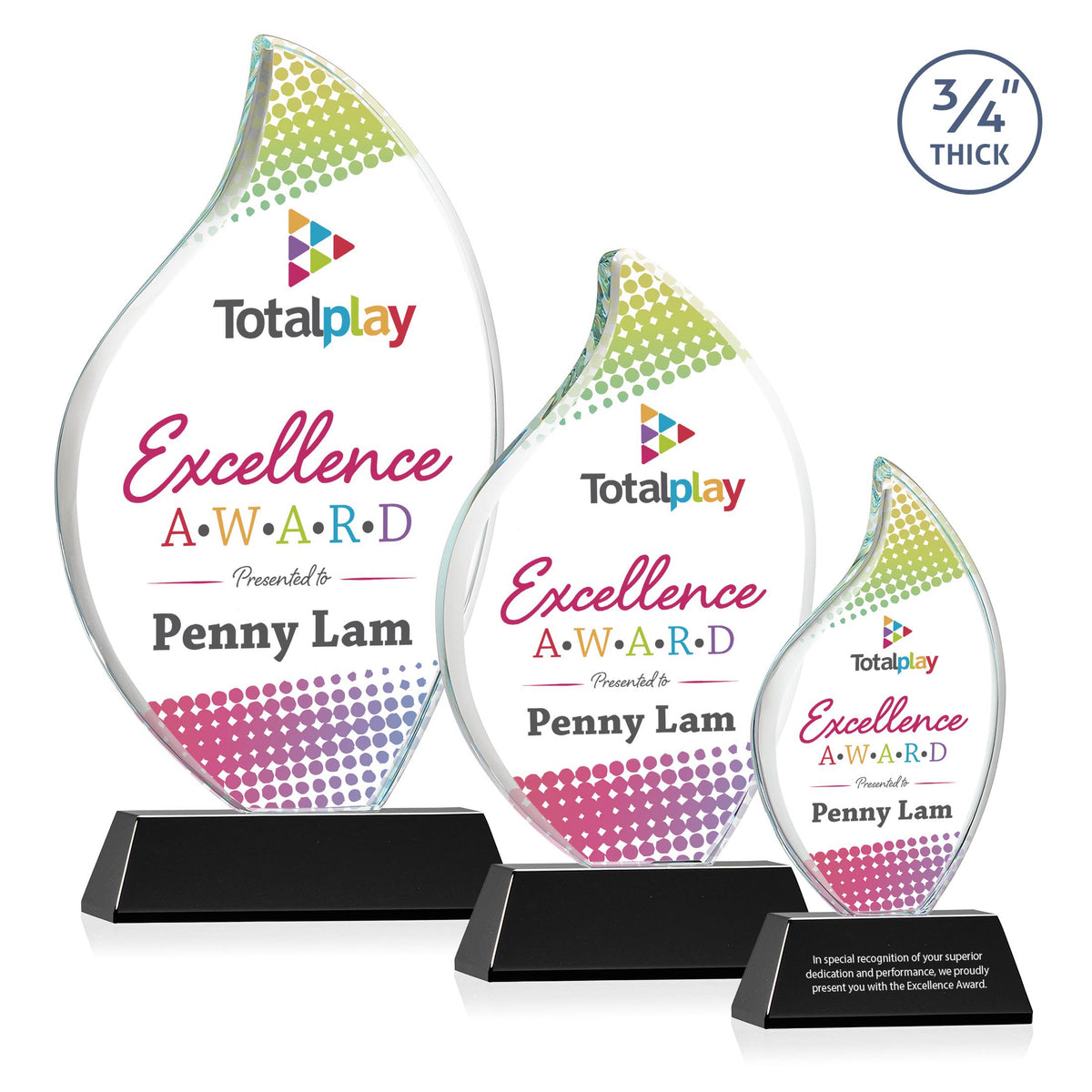 Odessy Flame Vividprint™ Award on Newhaven - Black
