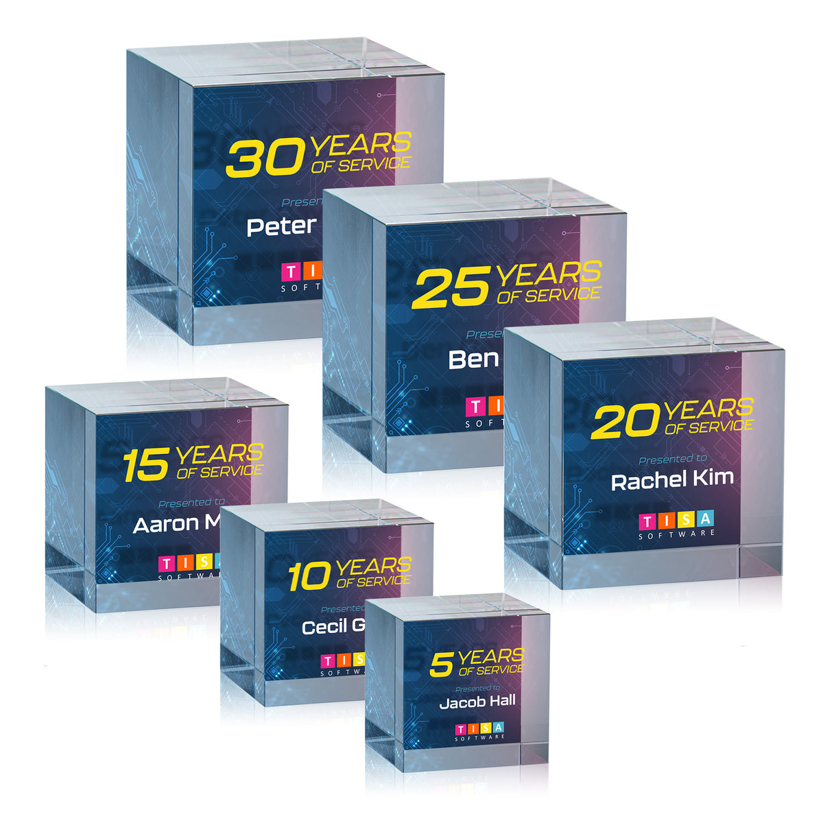 Granby Cube VividPrint™ Double Sided Award