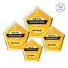 Belmar Pentagon VividPrint™ Double Sided Award