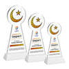Crescent & Star VividPrint™ Award on Hartford Base