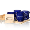 Mug & Bamboo Coaster Set
