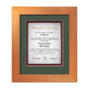 Premier Artisan Paper Certificate Framed Award