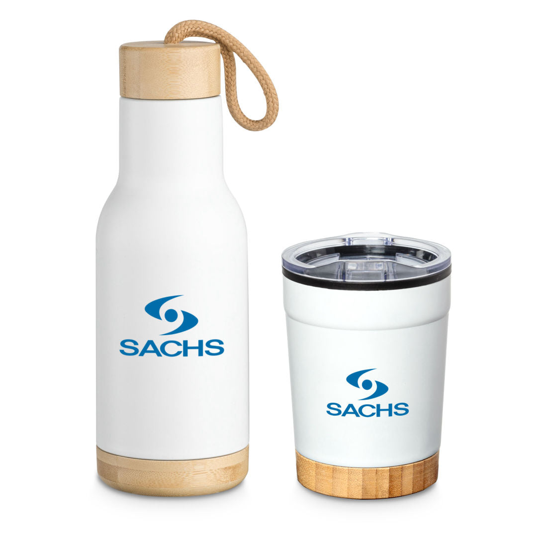 Arya Bottle & Tumbler Gift Set — White — G616-557-WH