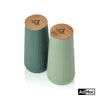 AdHoc® Scape Salt & Pepper Mill Set w/Oak Wood Lid