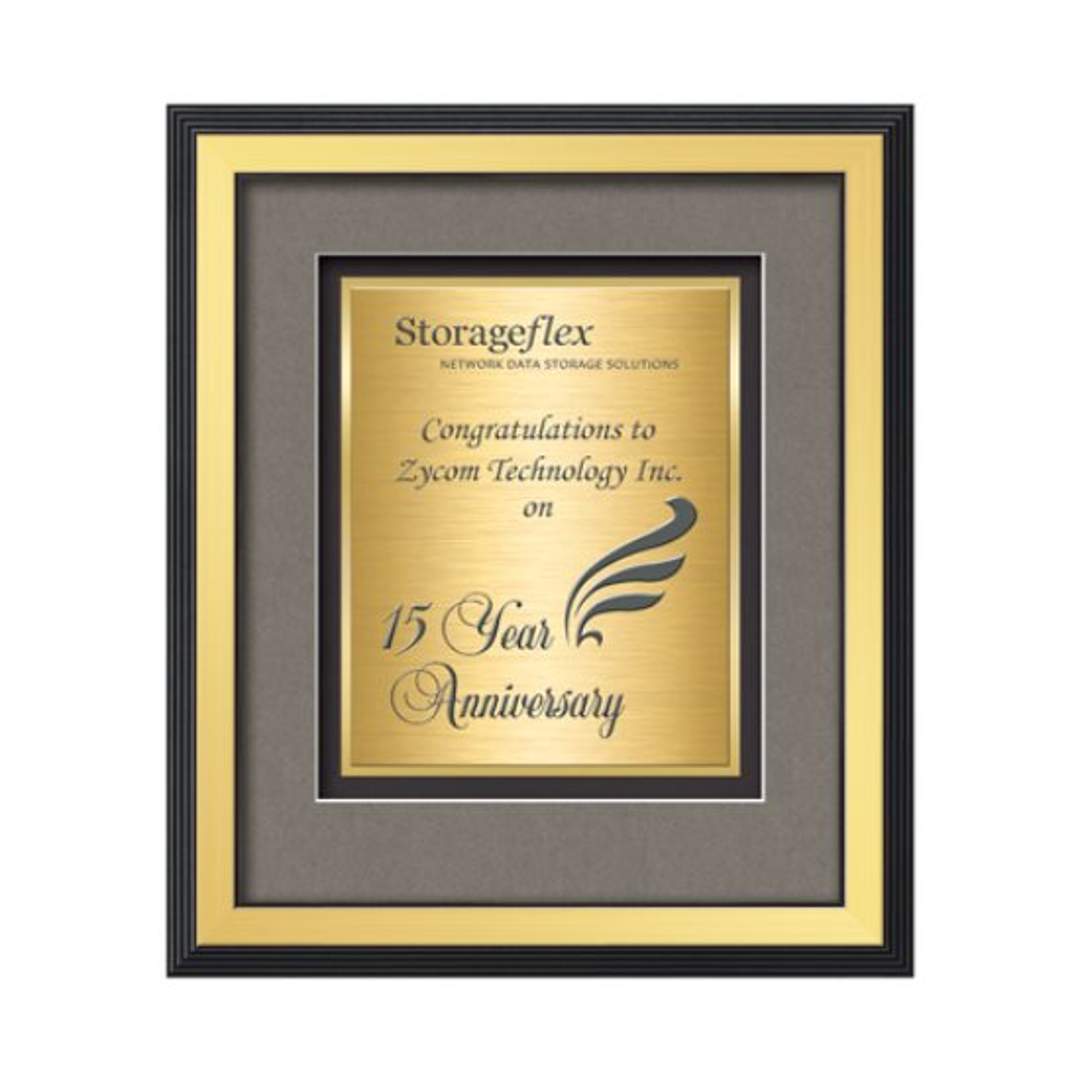 Jasper Certificate TexEtch Horiz Framed Award