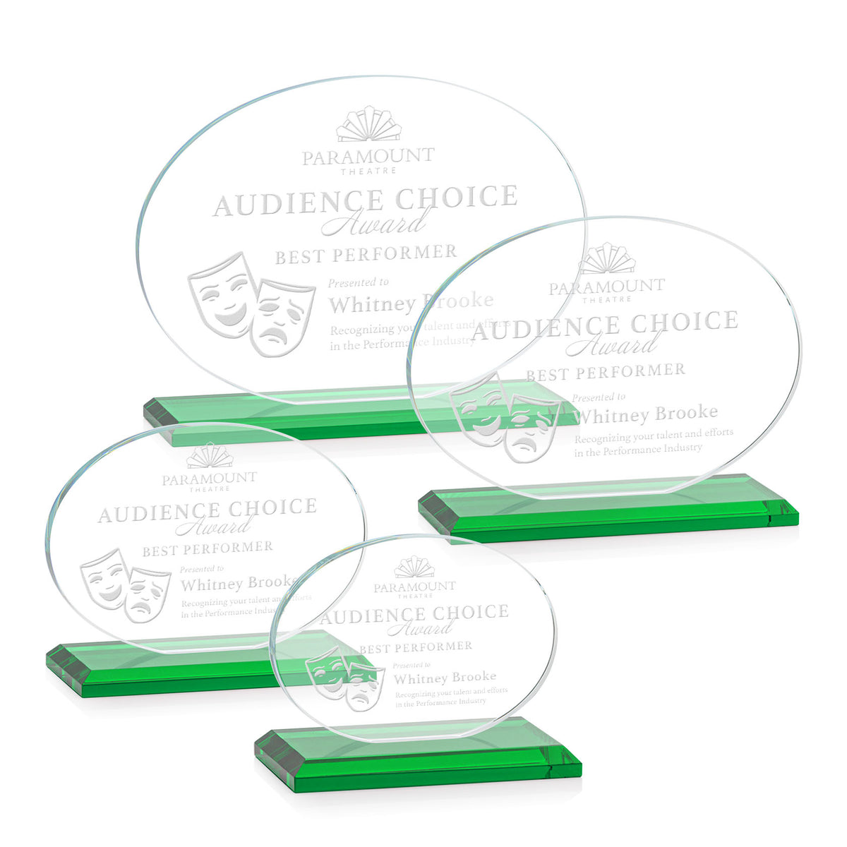 Austin Award (Horiz) - Green