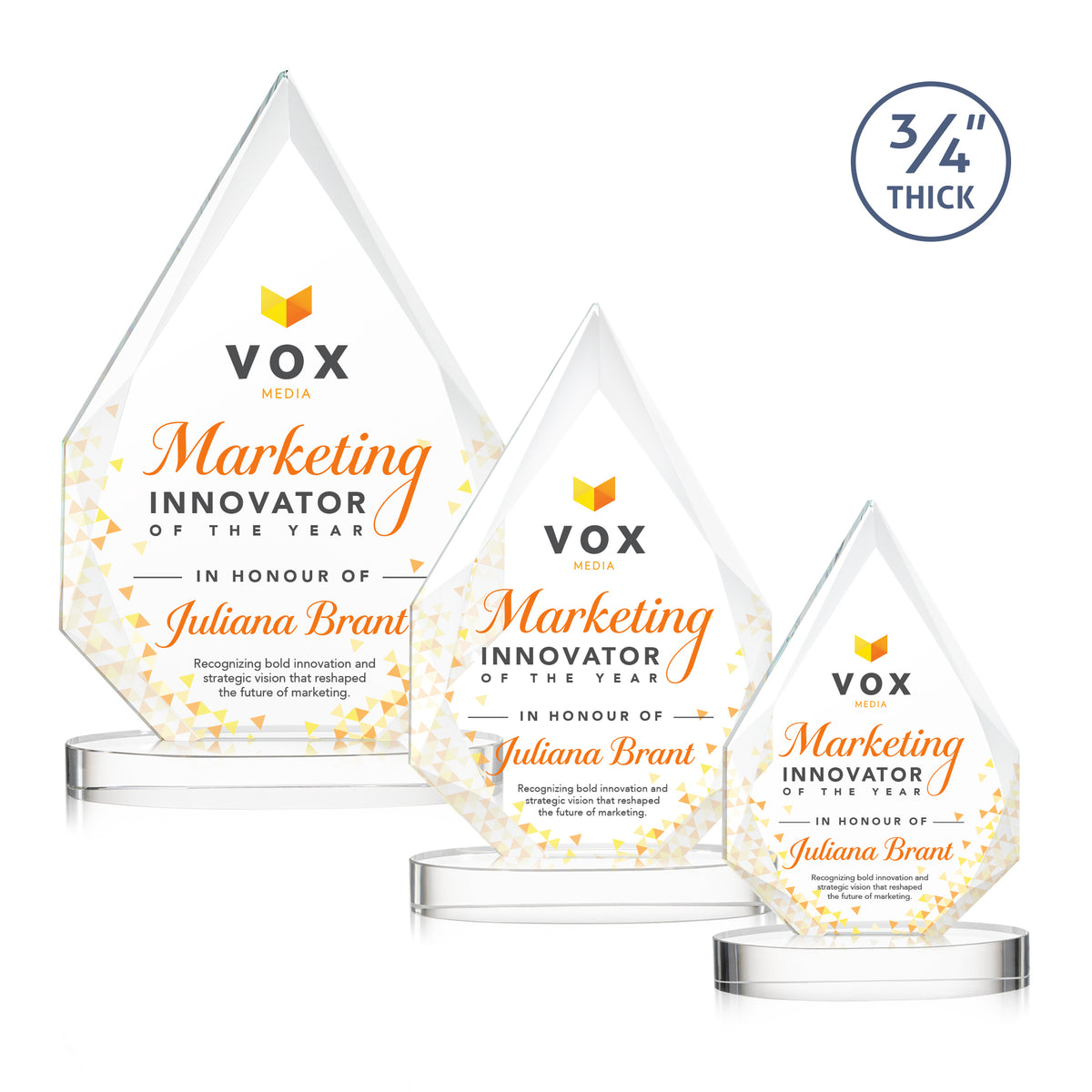 Hawthorne VividPrint™ Award on Alberton Base