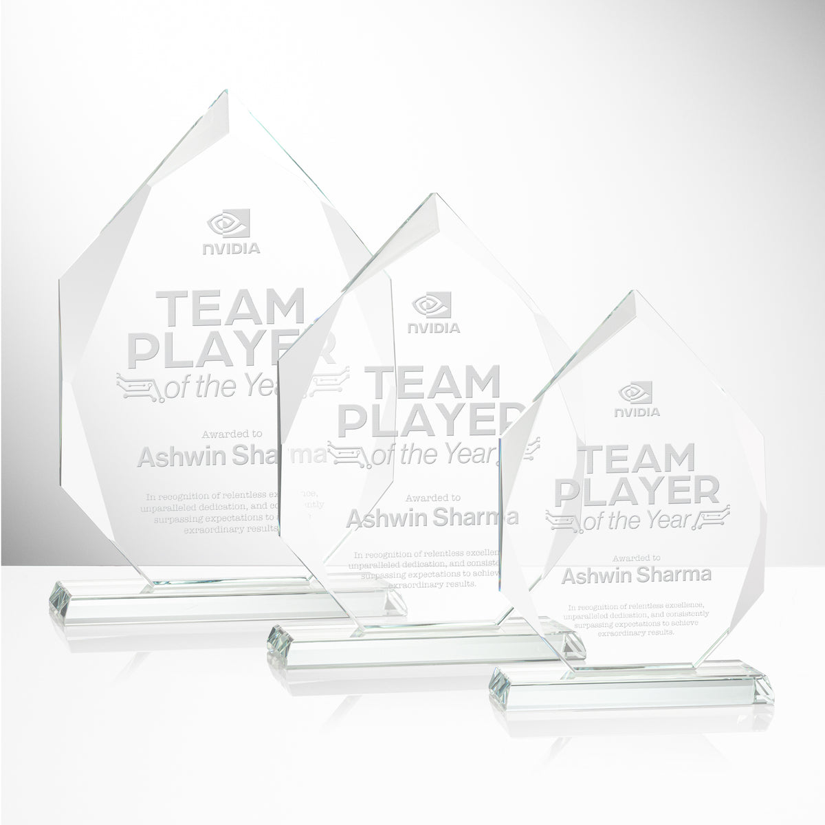 Weston Starfire Crystal Award