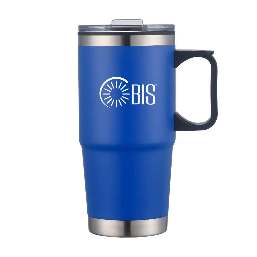 Lilium Double Wall Travel Mug - 24oz — Blue — D274-PD-BL