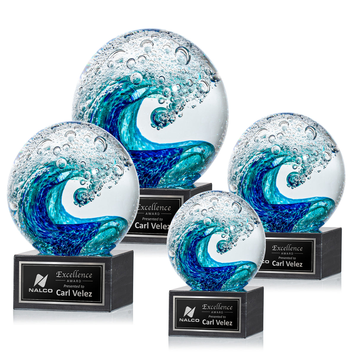 Surfside Award on Square Marble