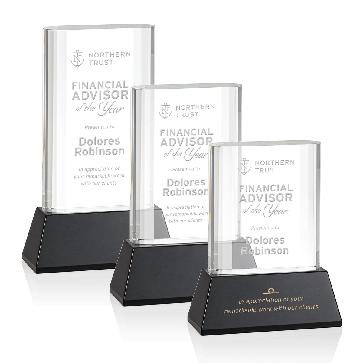 Merit Award on Base - Black
