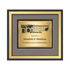 Jasper Certificate TexEtch Horiz Framed Award