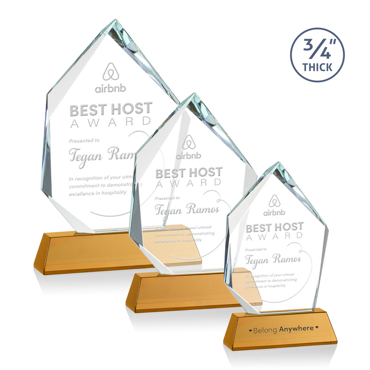 Deerhurst Ice Peak Award on Newhaven - Amber