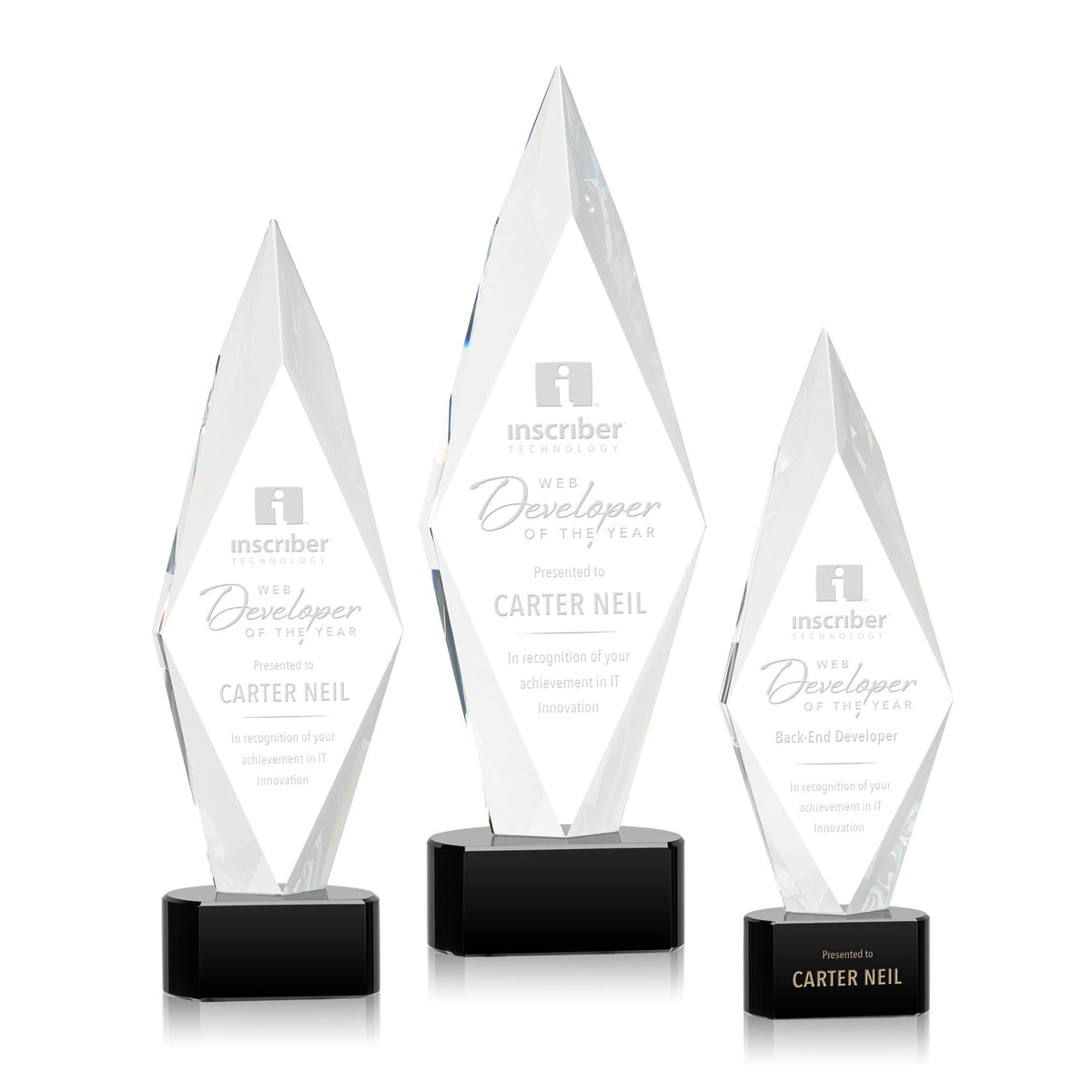 Manilow Award on Paragon Base - Black