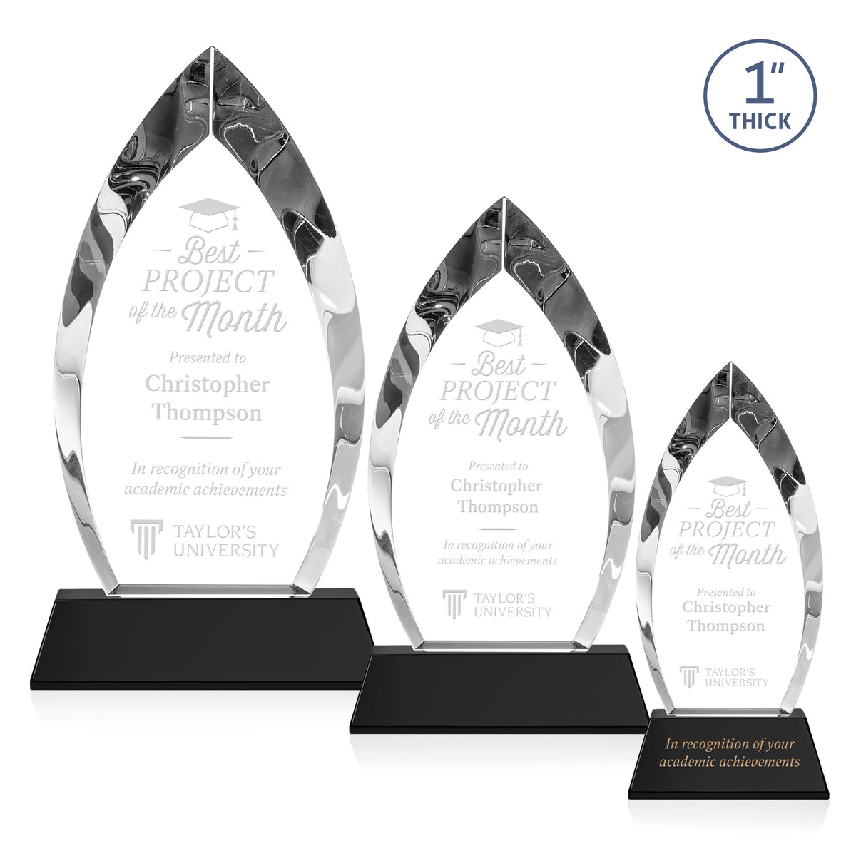 Marinello Award on Base - Black