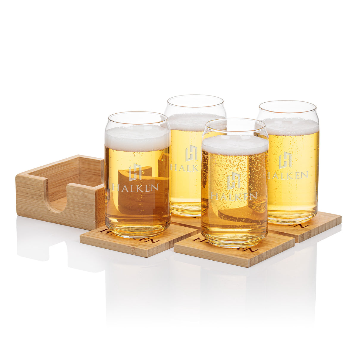 Bamboo Coaster Gift Set