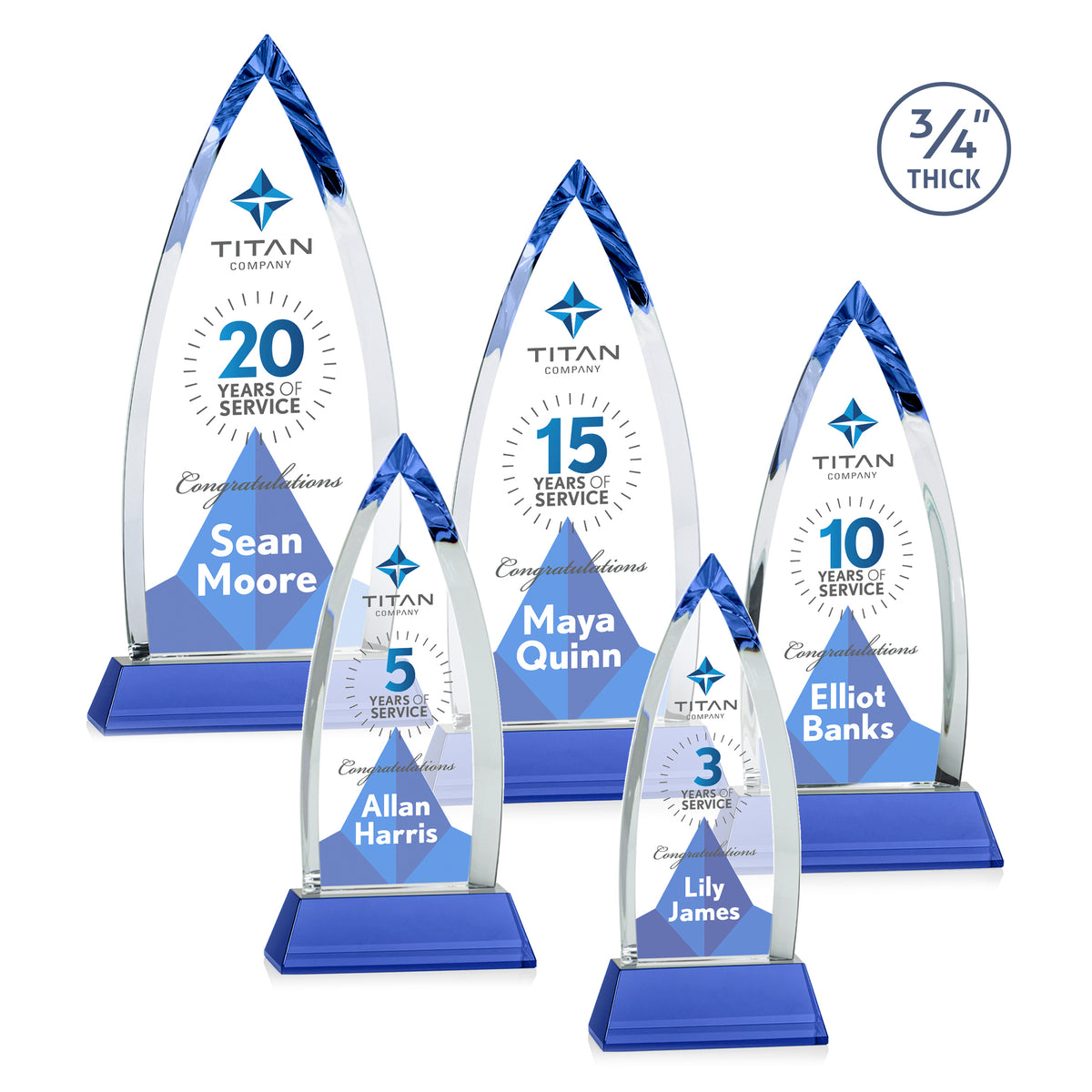 Shildon VividPrint™ Award on Newhaven - Blue