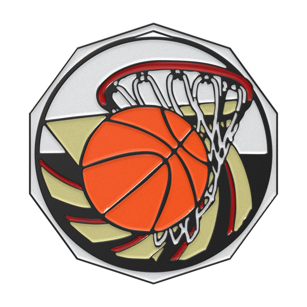 Basketball Decagon Colored