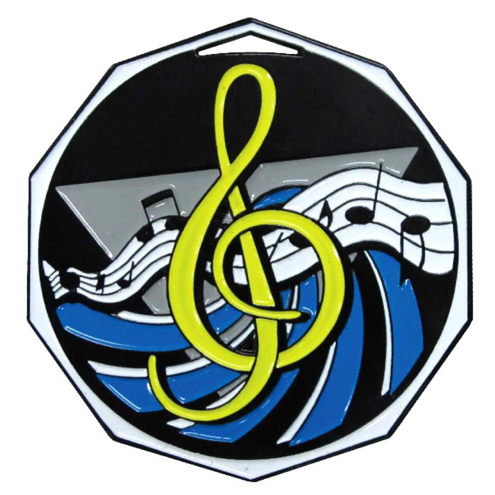 Music Decagon Colored