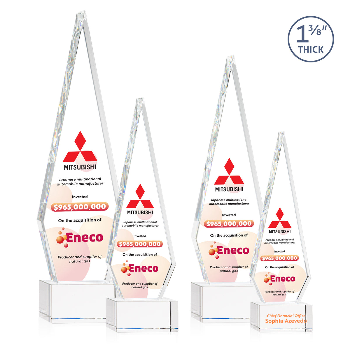 Springfield VividPrint™ Award on Hancock Base