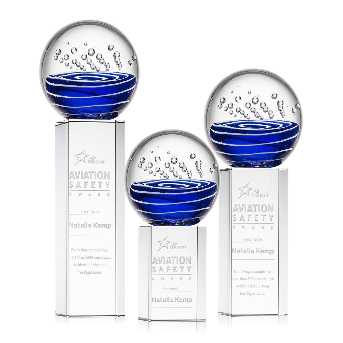 Tranquility Award on Dakota Base - Clear