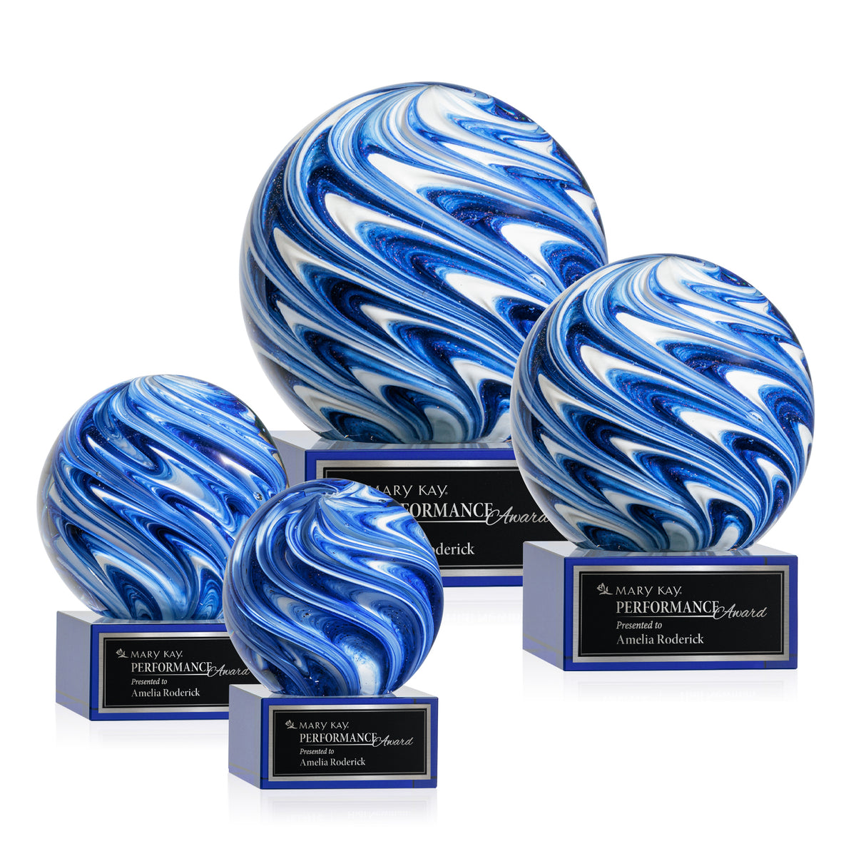 Naples Award on Hancock Base - Blue