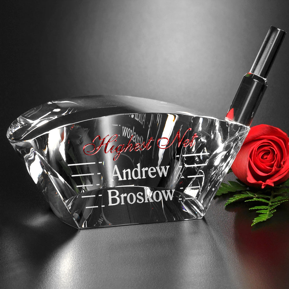 Driver Award 4-1/4" - Crystal D