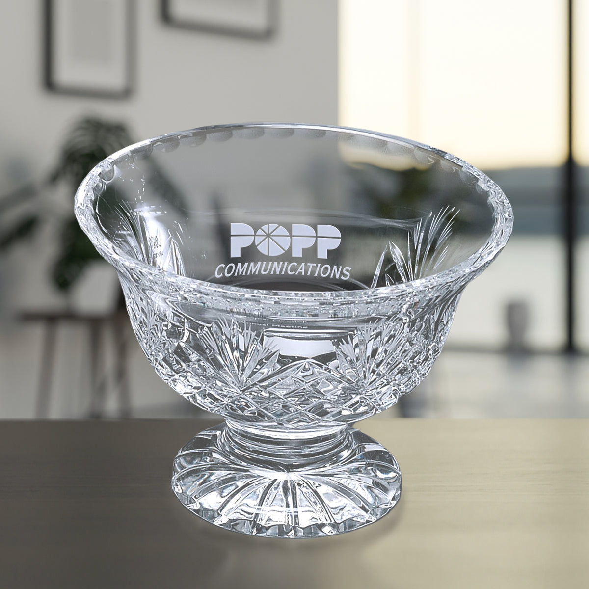 Durham Footed Trophy Bowl 5-3/4" Dia. - Crystal D