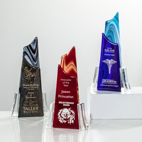 Dynasty Layered Art Glass Award
