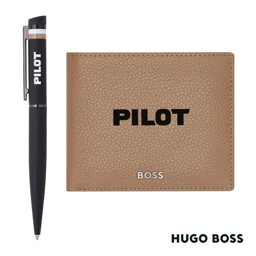 Hugo Boss® Ballpoint Pen & Money Holder Set