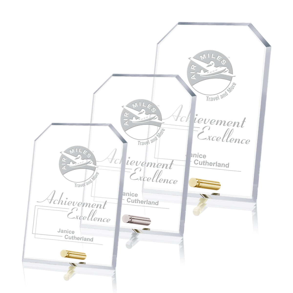 Cantebury Clipped Rectangle Award