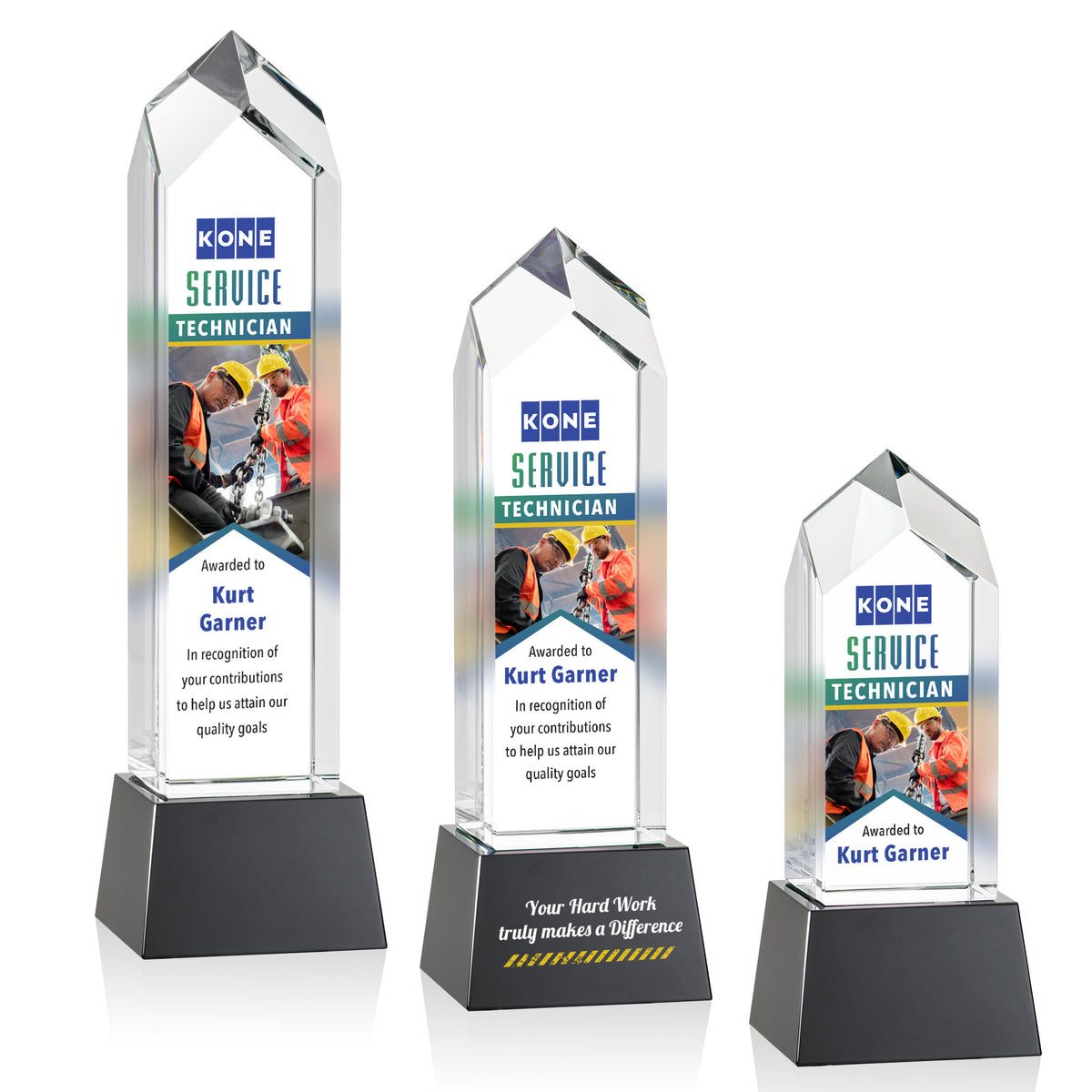 Clarington VividPrint™ Award on Base - Black