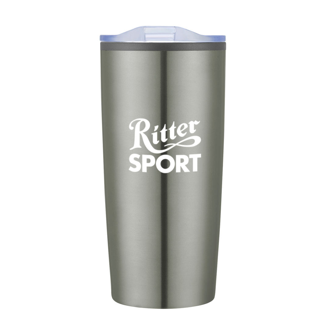 Asador Double Wall Tumbler - 20oz — Metallic Titanium — D132-MT
