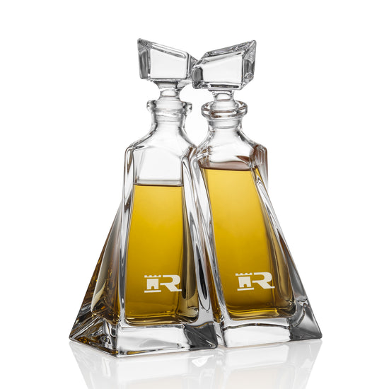 Bonham Twin Decanters — Decanters Only & Gift Set Options