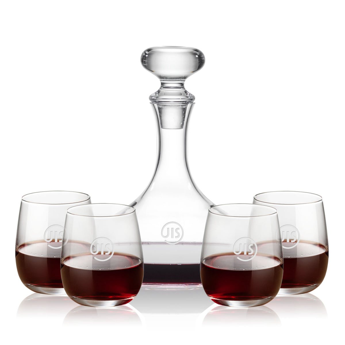 Stratford Decanter & Crestview Stemless Wine
