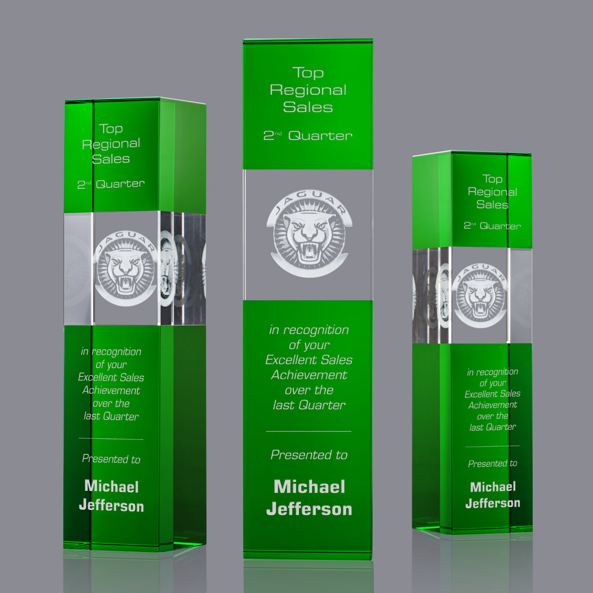 Araceli Tower 3D Award - Green
