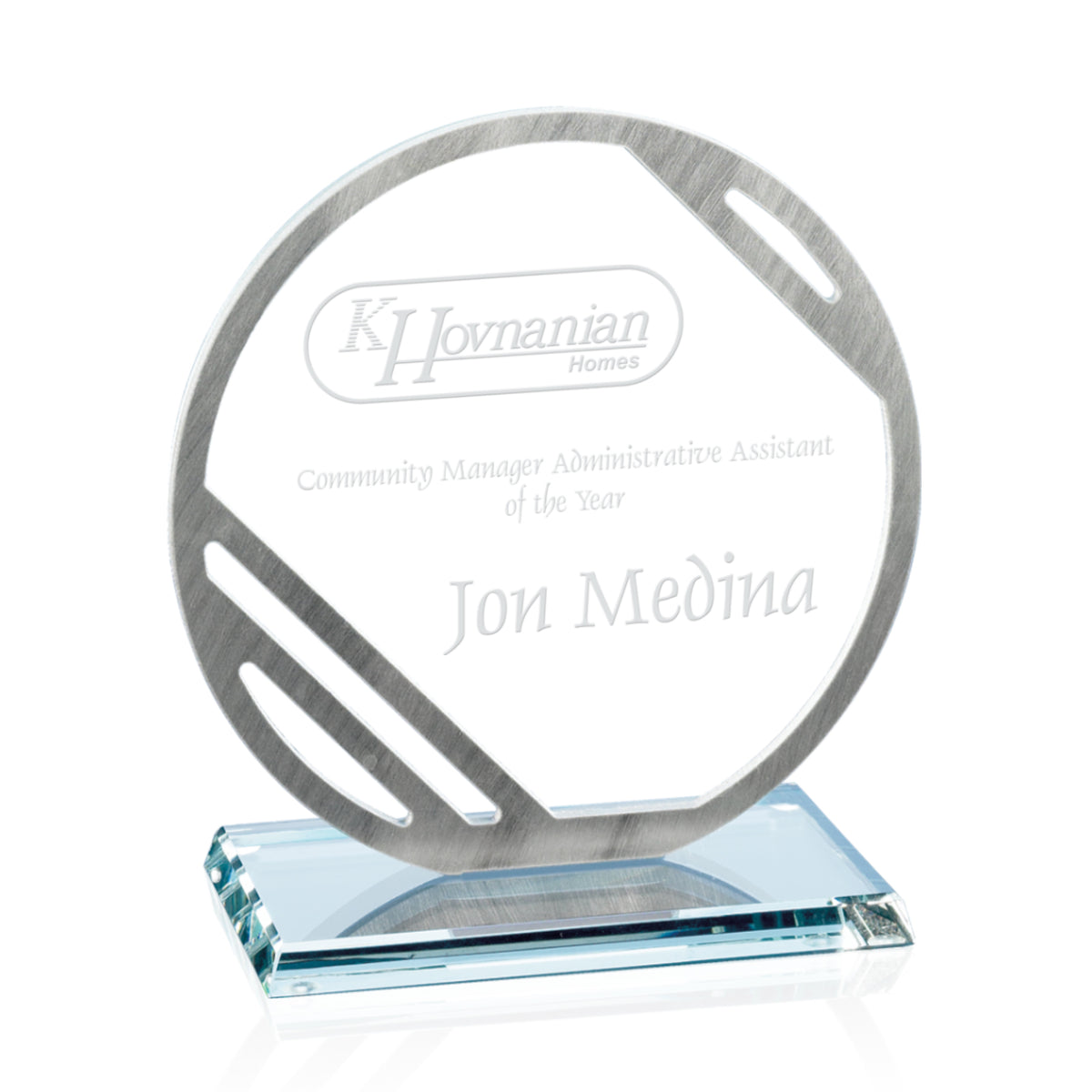 Fraser Starfire Crystal and Aluminum Award