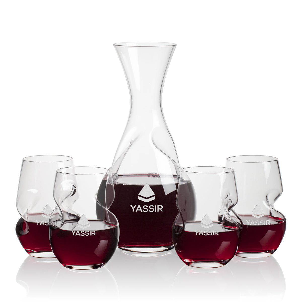 Tallandale Carafe & Stemless Wine